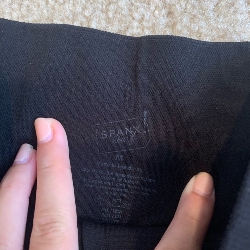 SPANX black look at me now leggings size m - Picture 2 of 5